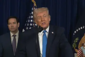 Fragmento de las declaraciones del presidente Donald J. Trump durante una conferencia de prensa sobre la captura de Nicolás Maduro
